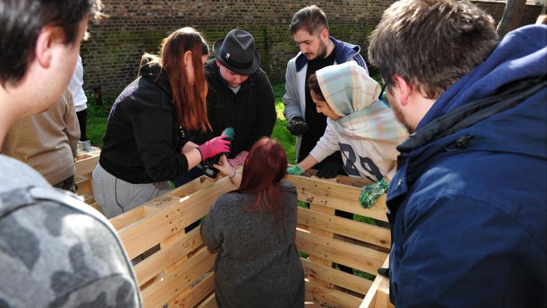 Hochbeete im Ostgarten Brühl